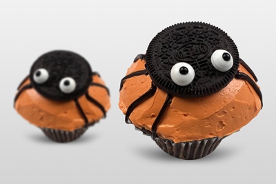 Muffiny halloween pająki