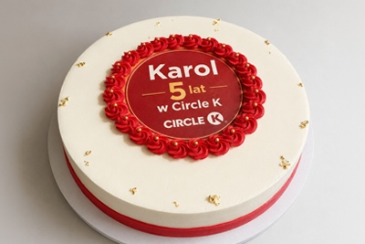 Tort firmowy z logo Tort firmowy z logo